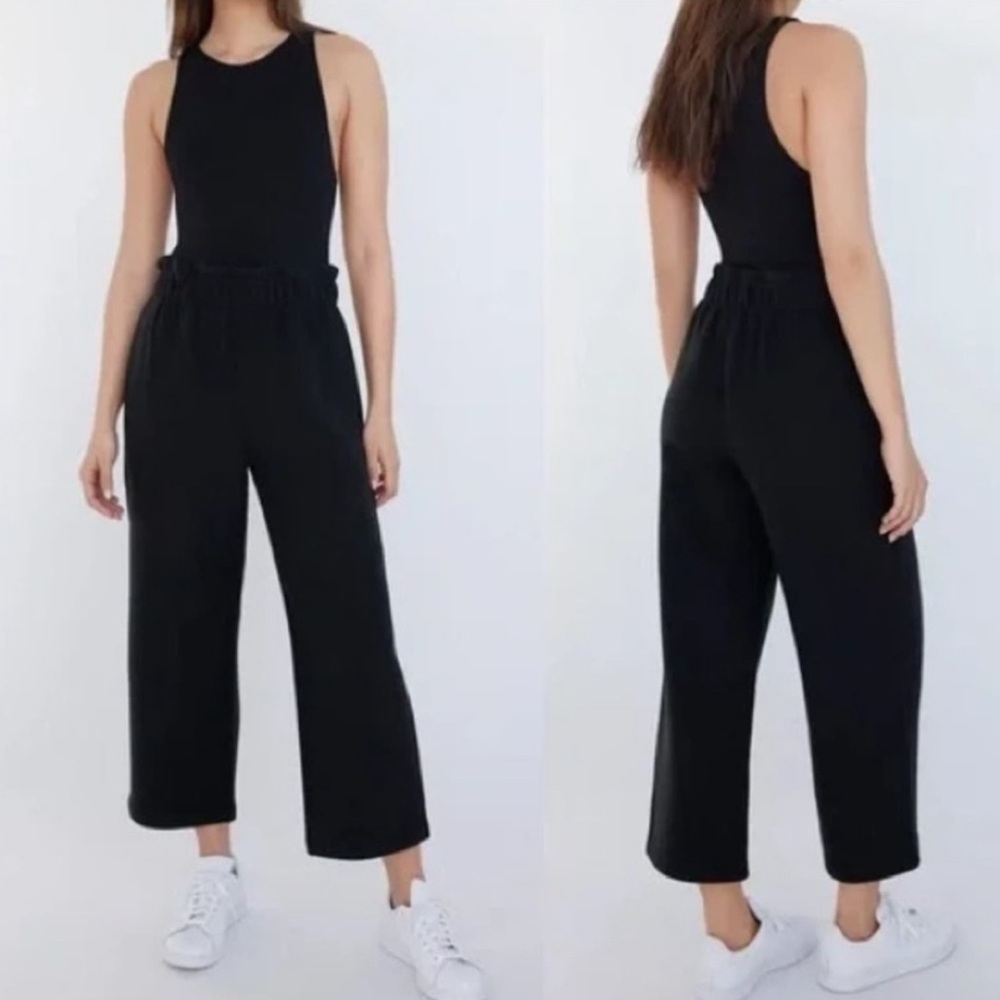 Aritzia The Group Babaton Powell Cropped Cozy Pants Black